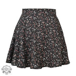 Floral Skirt High Waist Umbrella Skirt Invisible Zipper Chiffon Printed Short Skirt - Quality Home Clothing| Beauty