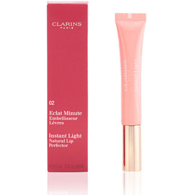 Clarins Instant Light Natural Lip Perfector 12ml - 02 Apricot Shimmer - Cosmetics