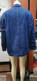 Match Retro Denim Button Jacket - QH Clothing