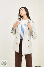 Elegant Double-Breasted Trench Coat - QH Clothing