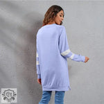 Round Neck Long Casual Sweater Top - Quality Home Clothing| Beauty