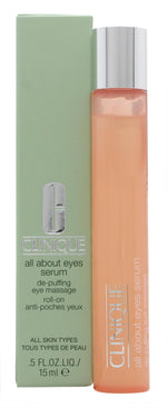 Clinique All About Eyes Serum De-Puffing Eye Massage Roll-On 15ml - Skin Care