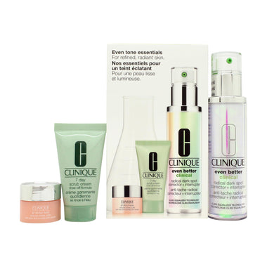 Clinique Even Tone Essentials Gift Set 50ml Even Better Clinical Radical Dark Spot Corrector + Interrupter + 30ml 7 Day