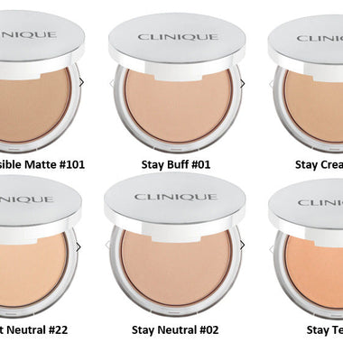 Clinique Stay-Matte Sheer Pressed Powder - Stay Buff - Makeup