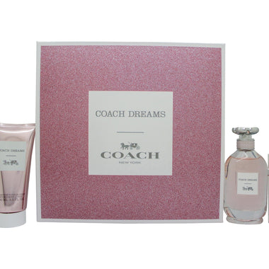 Coach Dreams Gift Set 90ml EDP + 7.5ml EDP + 100ml Body Lotion - Fragrance