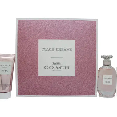 Coach Dreams Gift Set 90ml EDP + 7.5ml EDP + 100ml Body Lotion - Fragrance