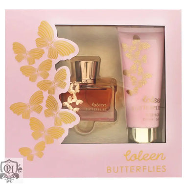 Coleen Rooney Butterflies Giftset 50ml EDT + 100ml Body Lotion - Quality Home Clothing| Beauty