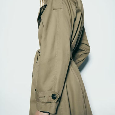 French Double Breasted Trench Coat - QH Clothing