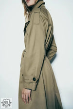 French Double Breasted Trench Coat - QH Clothing