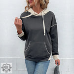 Colour Block Autumn Sweater Top - QH Clothing