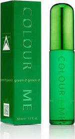 Colour Me Green Gift Set 50ml EDT Spray + 10ml Roll-on Perfume - Fragrance