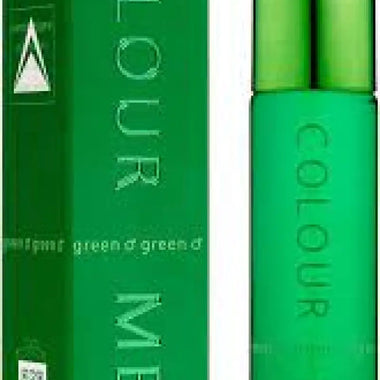 Colour Me Green Gift Set 50ml EDT Spray + 10ml Roll-on Perfume - Fragrance