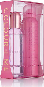 Colour Me Pink Gift Set 100ml EDP Spray + 150ml Body Spray - Fragrance