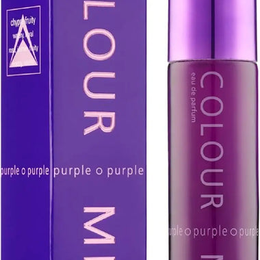 Colour Me Purple Gift Set 50ml PDT Spray + 10ml Roll-on Perfume - Fragrance