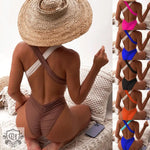 Colourful Criss Cross Boho Swimsuit - QH Clothing