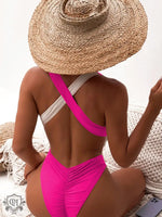 Colourful Criss Cross Boho Swimsuit - QH Clothing