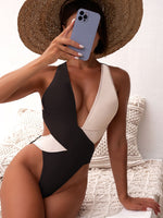 Colourful Criss Cross Boho Swimsuit - QH Clothing