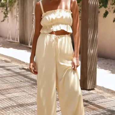 Summer Street Wide Leg Two Piece Set - Quality Home Clothing| Beauty