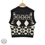 Contrast Colour Long Sleeve Vest - Clothing