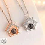 Love Cottage Diamond Projection Necklace -  QH Clothing