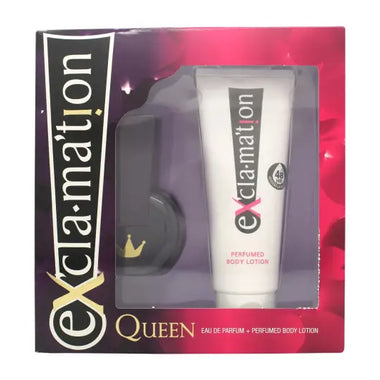 Coty Exclamation Queen Presentset with 30ml EDP and 115ml lotion gift set