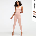 Crisscross Backless Yoga Jumpsuit - QH Clothing