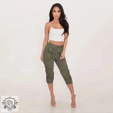 Women Clothing Casual Cropped Pants Workwear Harem Pants - Quality Home Clothing| Beauty