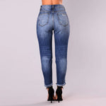 Autumn Slim Fit Denim Skinny Jeans - QH Clothing