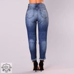 Autumn Slim Fit Denim Skinny Jeans - QH Clothing