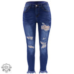 Autumn Slim Fit Denim Skinny Jeans - QH Clothing