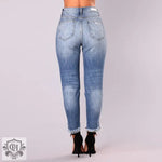 Autumn Slim Fit Denim Skinny Jeans - QH Clothing