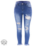 Autumn Slim Fit Denim Skinny Jeans - QH Clothing