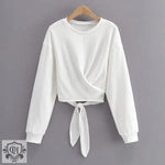 Cropped Strap Hip Hop Sweater - QH Clothing