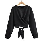 Cropped Strap Hip Hop Sweater - QH Clothing