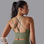 Cross Beauty Back Yoga Vest Set - QH Clothing