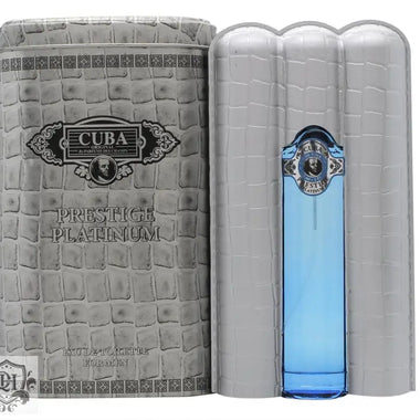 Cuba Prestige Platinum Eau de Toilette 90ml Spray - Fragrance