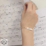 Noble and light luxury customizable name design simple wind bracelet -  QH Clothing