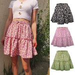 Ladies Floral Skirt Little Daisy Printed Pleated Skirt for Women - Quality Home Clothing| Beauty