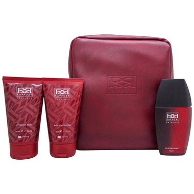 Dana Rapport Gift Set 100ml EDT + 150ml Aftershave Balm + 150ml Shower Gel + Wash Bag - Fragrance