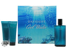 Davidoff Cool Water giftset featuring 125ml EDT and two body care tubes in turquoise