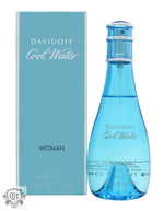 Davidoff Cool Water Woman Eau de Toilette 100ml in light blue bottle and box