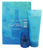 Davidoff Cool Water Woman Gift Set 30ml EDT + 75ml Body Lotion - Quality Home Clothing| Beauty