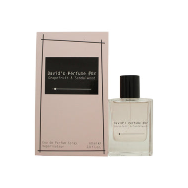 David’s Perfume #02 Grapefruit & Sandalwood Eau de Parfum 60ml Spray - Fragrance