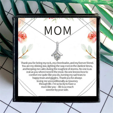 Elegant Herringbone Diamond Pendant Necklace: A Luxurious Mother's Day Gift -  QH Clothing