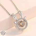 Elegant Diamond Projection Necklace -  QH Clothing