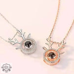 Elegant Diamond Projection Necklace -  QH Clothing