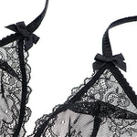 Delicate Lace Bra Set - Clothing