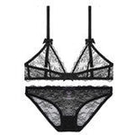 Delicate Lace Bra Set - Clothing