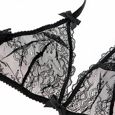 Delicate Lace Bra Set - Clothing