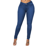 Stretchy Denim High Rise Jeans - QH Clothing